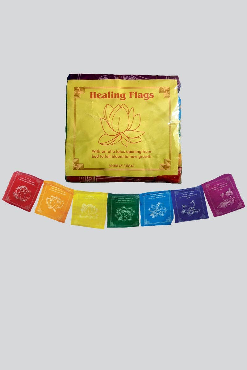 Spiritual Crystal Energy Healing Flags Healing Flags