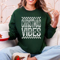 Christmas Vibes, Retro, Vintage, Cute, Sweatshirt
