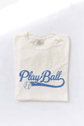 Playball Mineral Washed Graphic Top