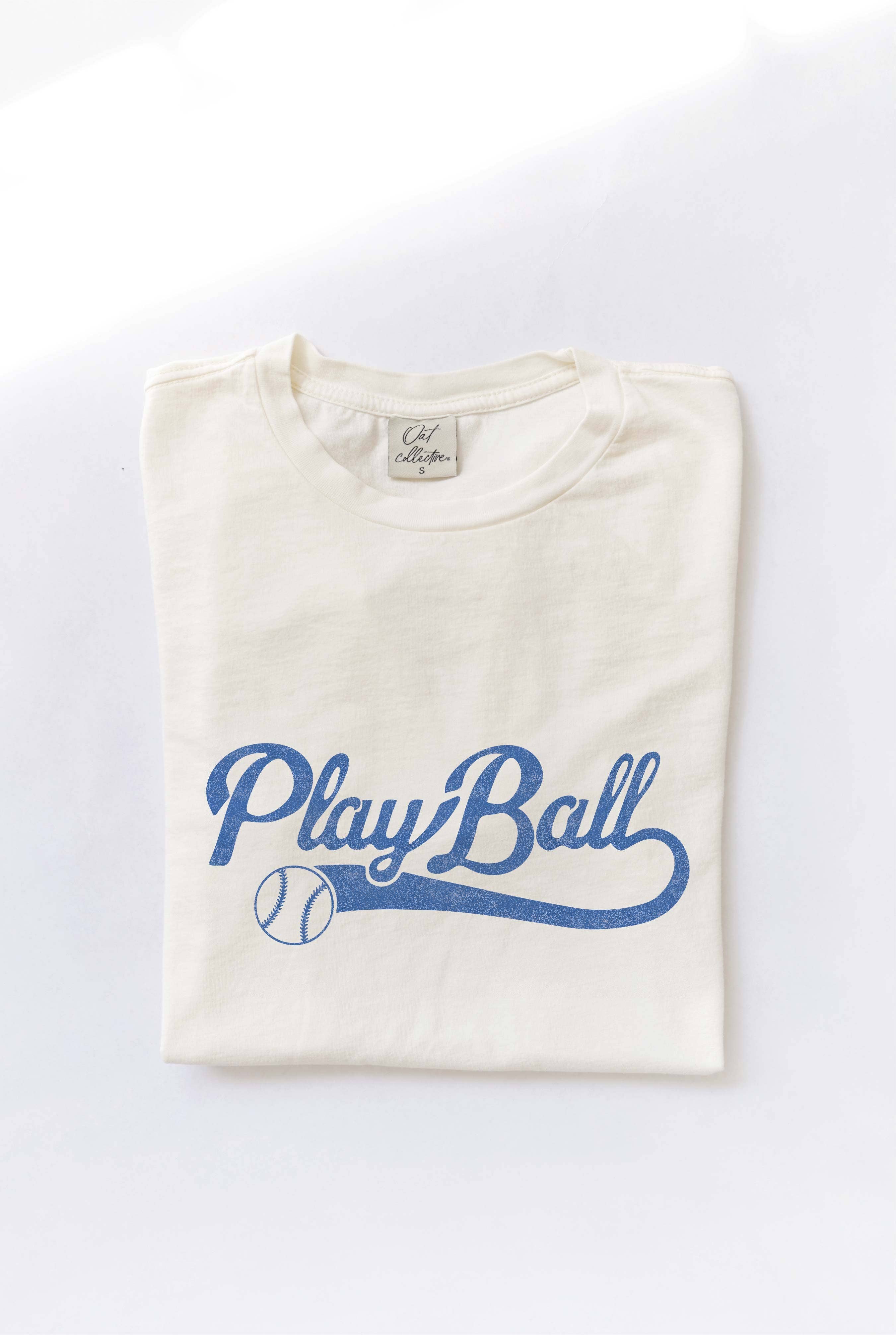 Playball Mineral Washed Graphic Top