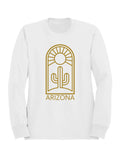 Arizona Sun Cactus Art Men's Sweatshirt