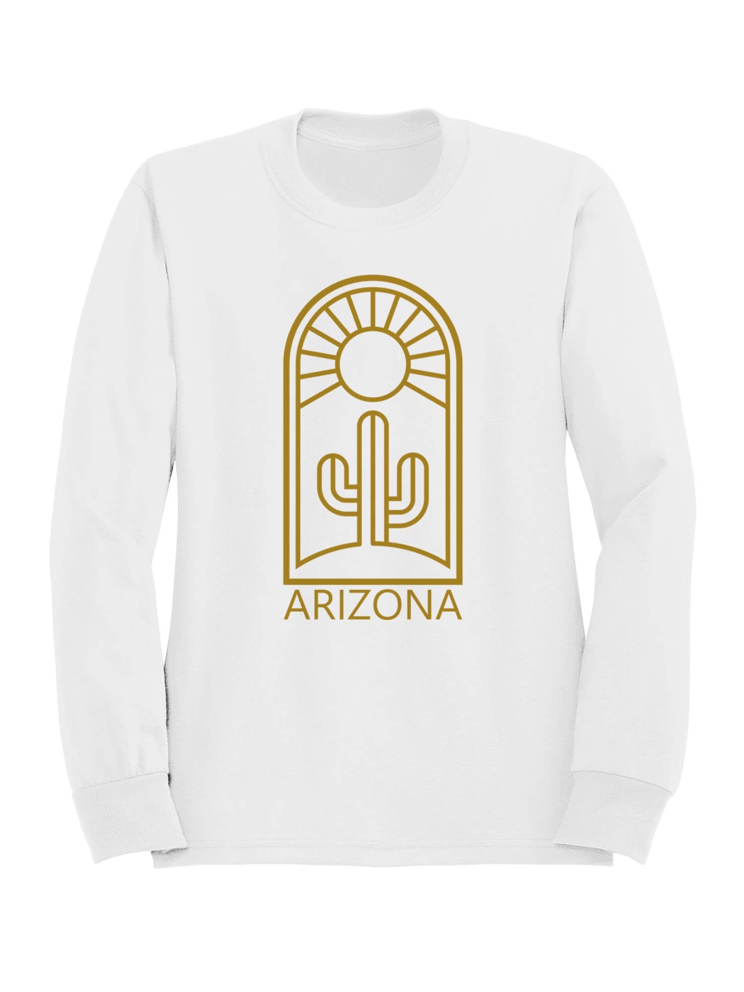 Arizona Sun Cactus Art Men's Sweatshirt