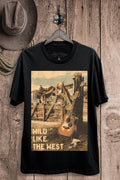 Western Boots Graphic Top