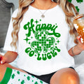 Happy Go Lucky St. Patricks Day Graphic Tee | Comfort Color