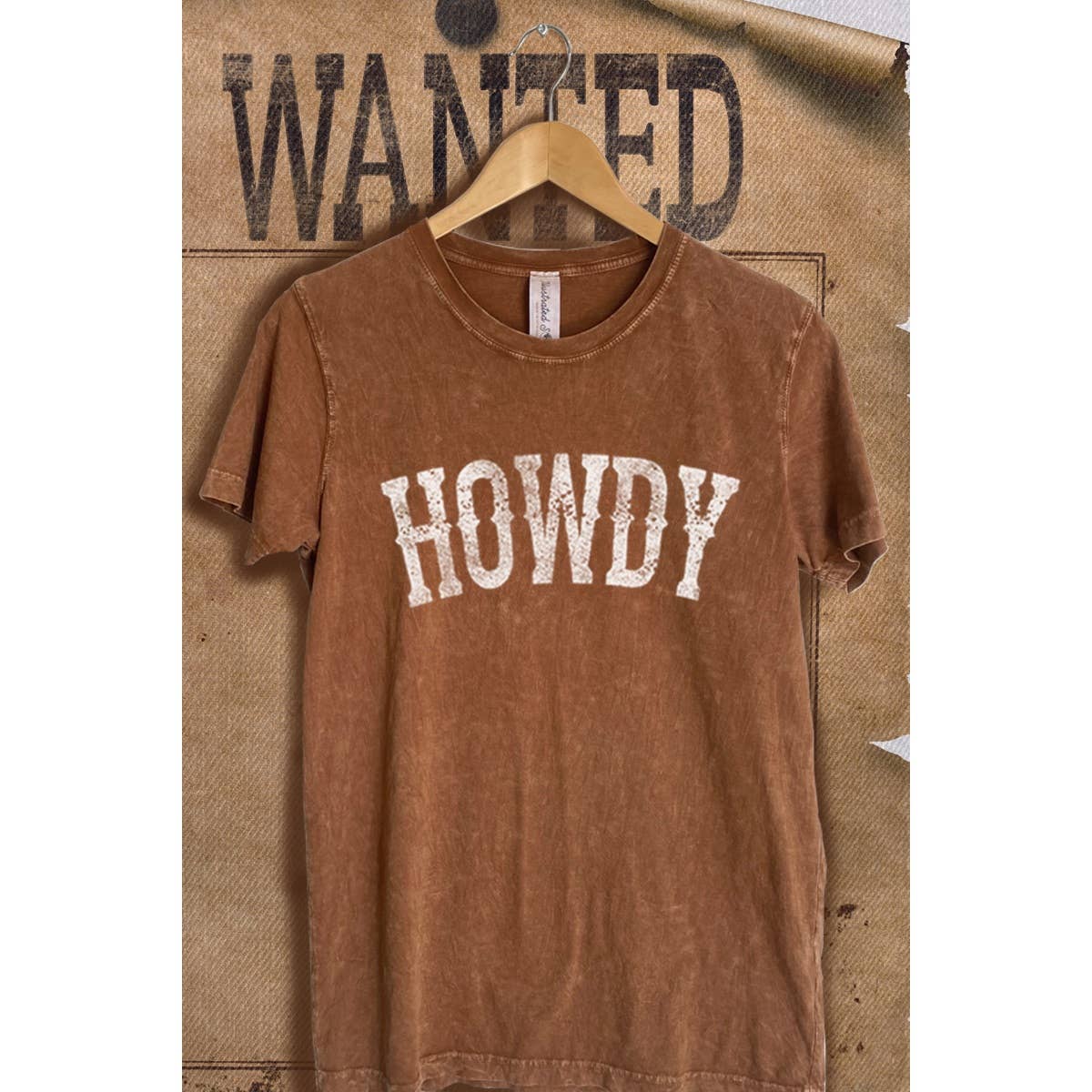 Howdy Vintage  Mineral Wash  Graphic  Tee