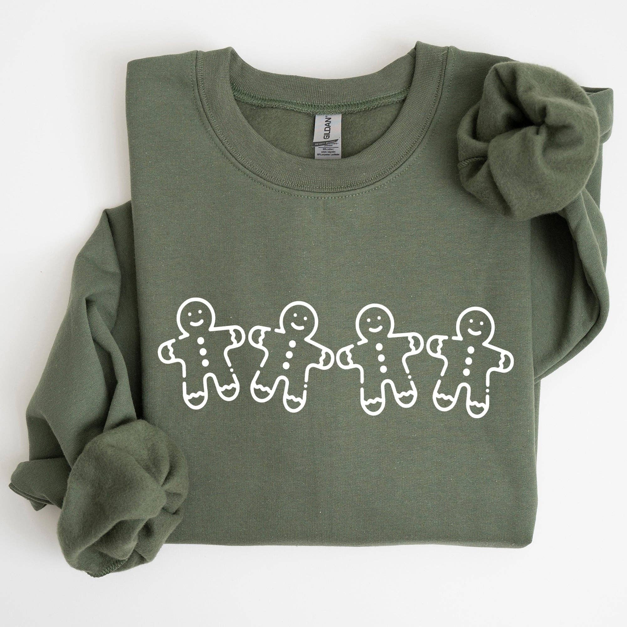 Gingerbread Men, Christmas, Cute, Classic Sweatshirt
