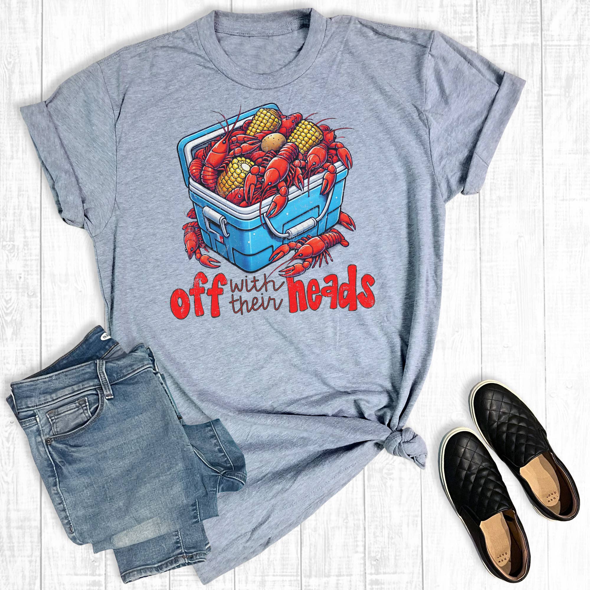 Crawfish Off with Their Heads Graphic Tee