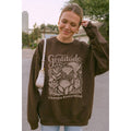 Gratitude Graphic Sweatshirts Plus
