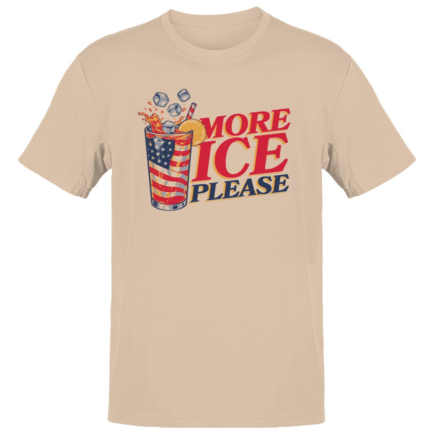 More Ice Please Flag Drink Men's T-Shirt
