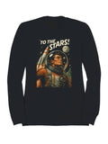 Retro Space Adventure: To the Stars Men's Sweatshirt