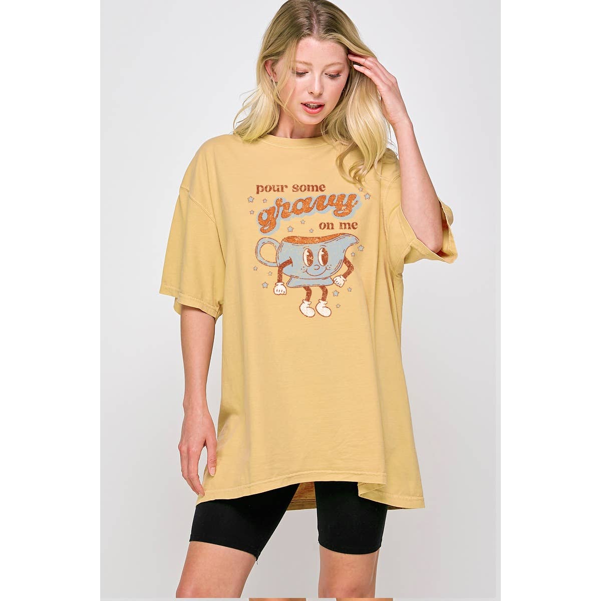Pour  Some Gravy On Me  Vintage Graphic Tee