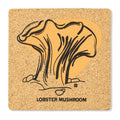 Lobster Mushroom Cork Coaster