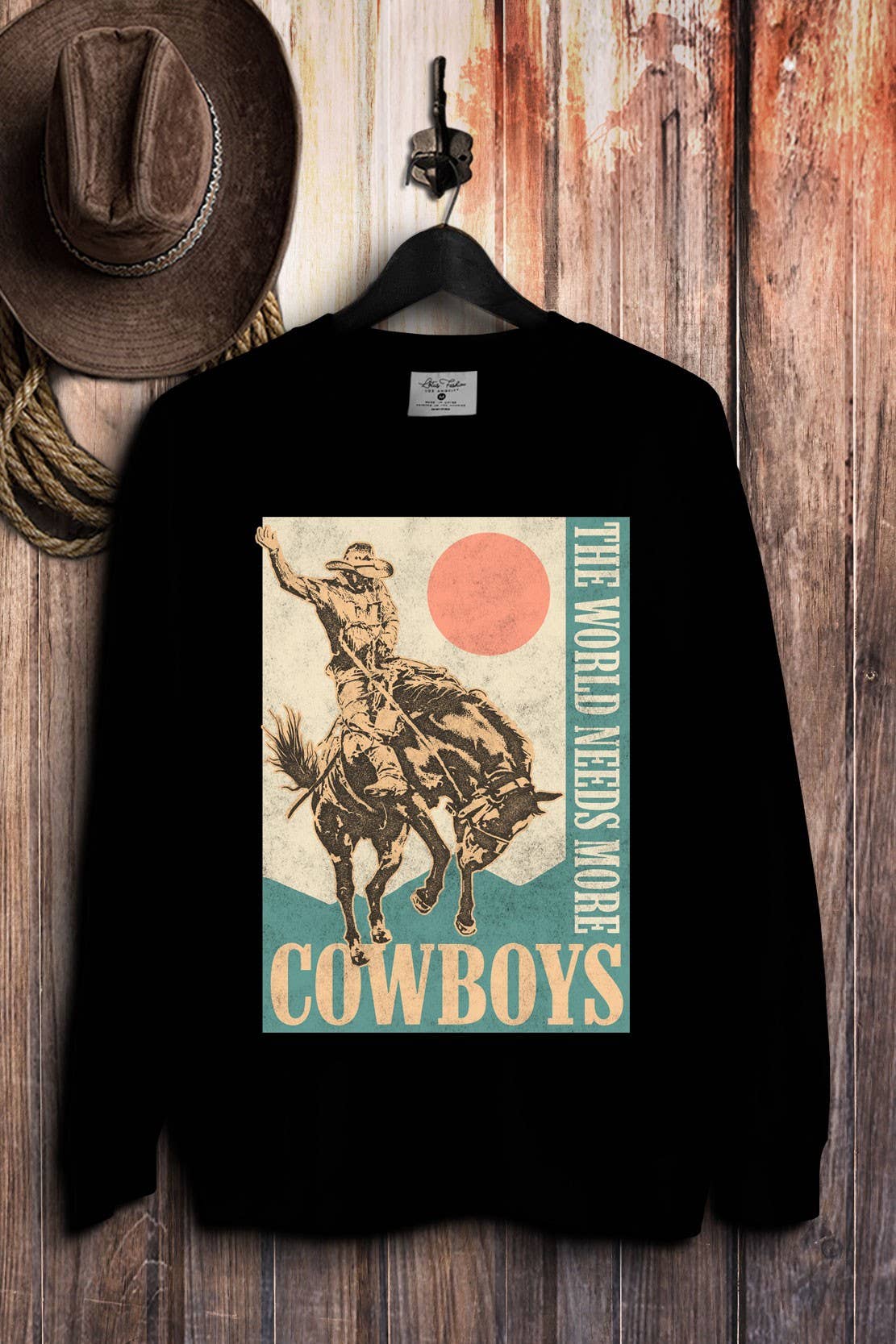 Merry Christmas Yall Santa Graphic Sweatshirt
