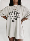 Death Valley Cactus Co Boho Western Graphic Tee - Ivory