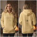 Inspirational Unisex Cozy Fleece Hoodie | Comfortable Casual Sweatshirt | Christian Apparel | Honeycomb Bee Design | Proverbs | Eco-Friendly