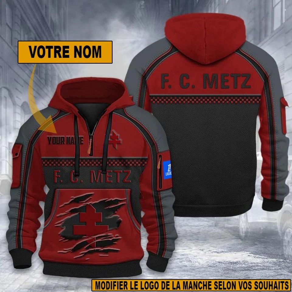 FC Metz – Dynamic Hoodie New Edition with Personalized Name