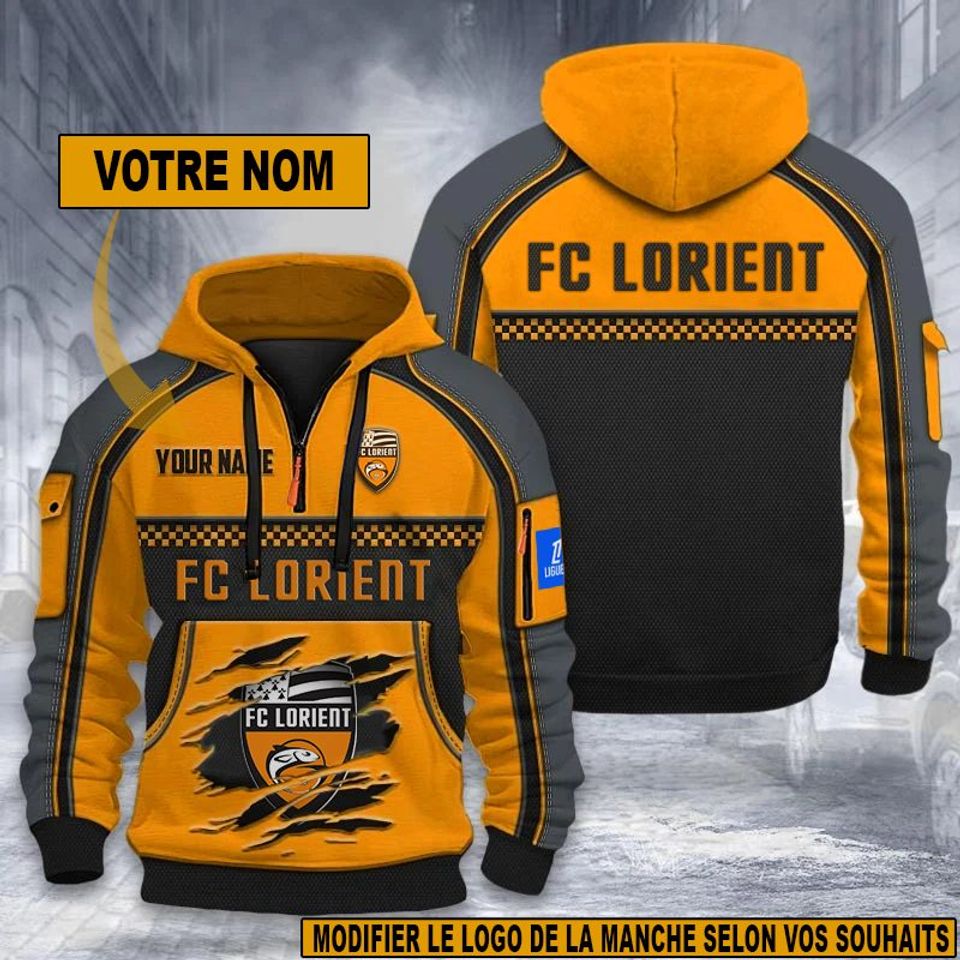 FC Lorient – ​​Dynamic Hoodie New edition with personalized name