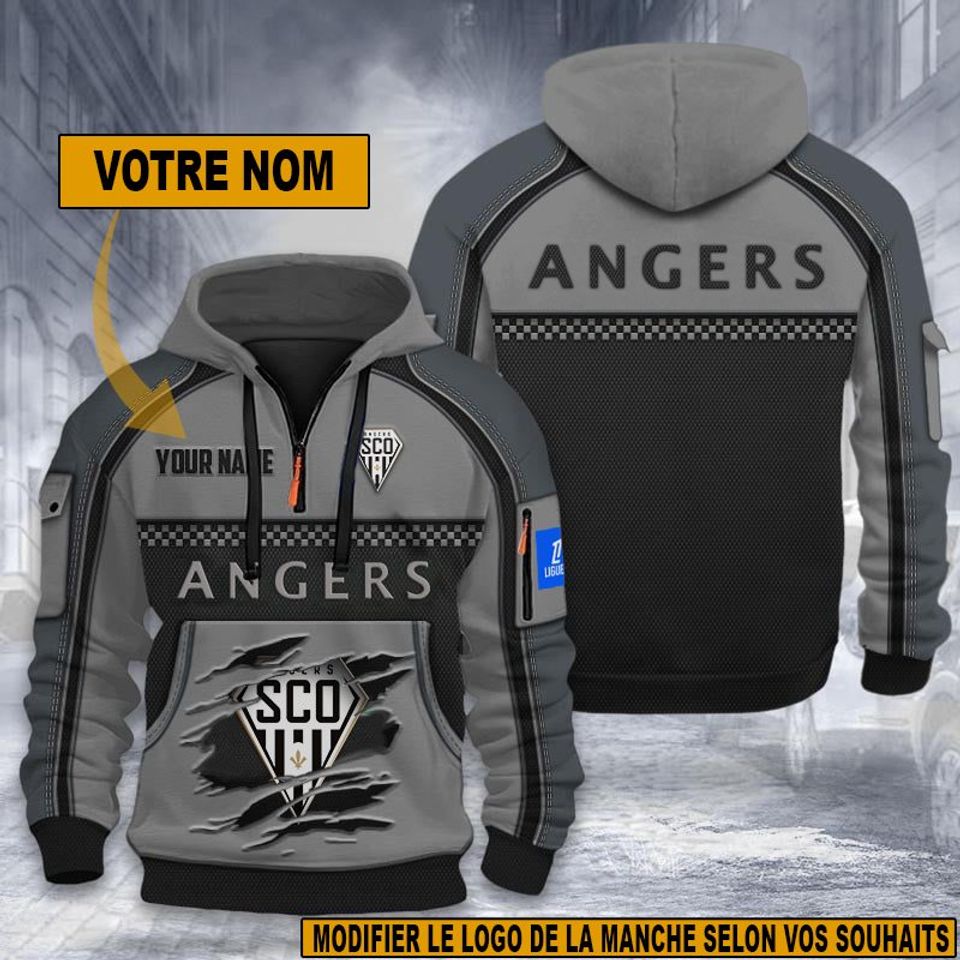 Angers SCO – Dynamic Hoodie New Edition with Personalized Name