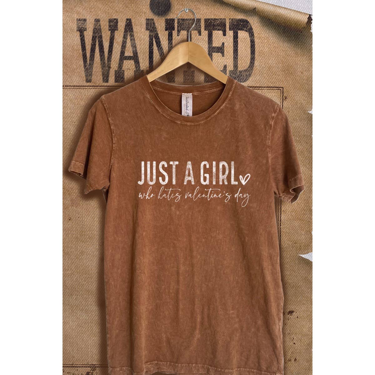 Valentine Vintage  Mineral Wash  Graphic  Tee
