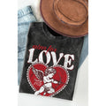 Cupid Aim For Love Mineral Wash T Shirt