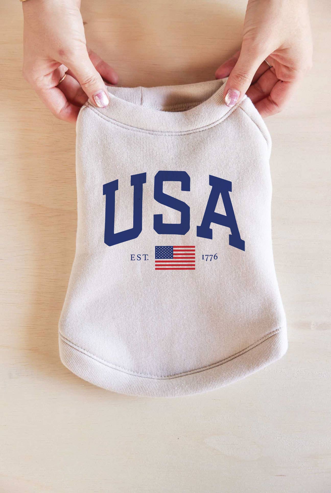 USA Est.1776 Pet Graphic Sweatshirt