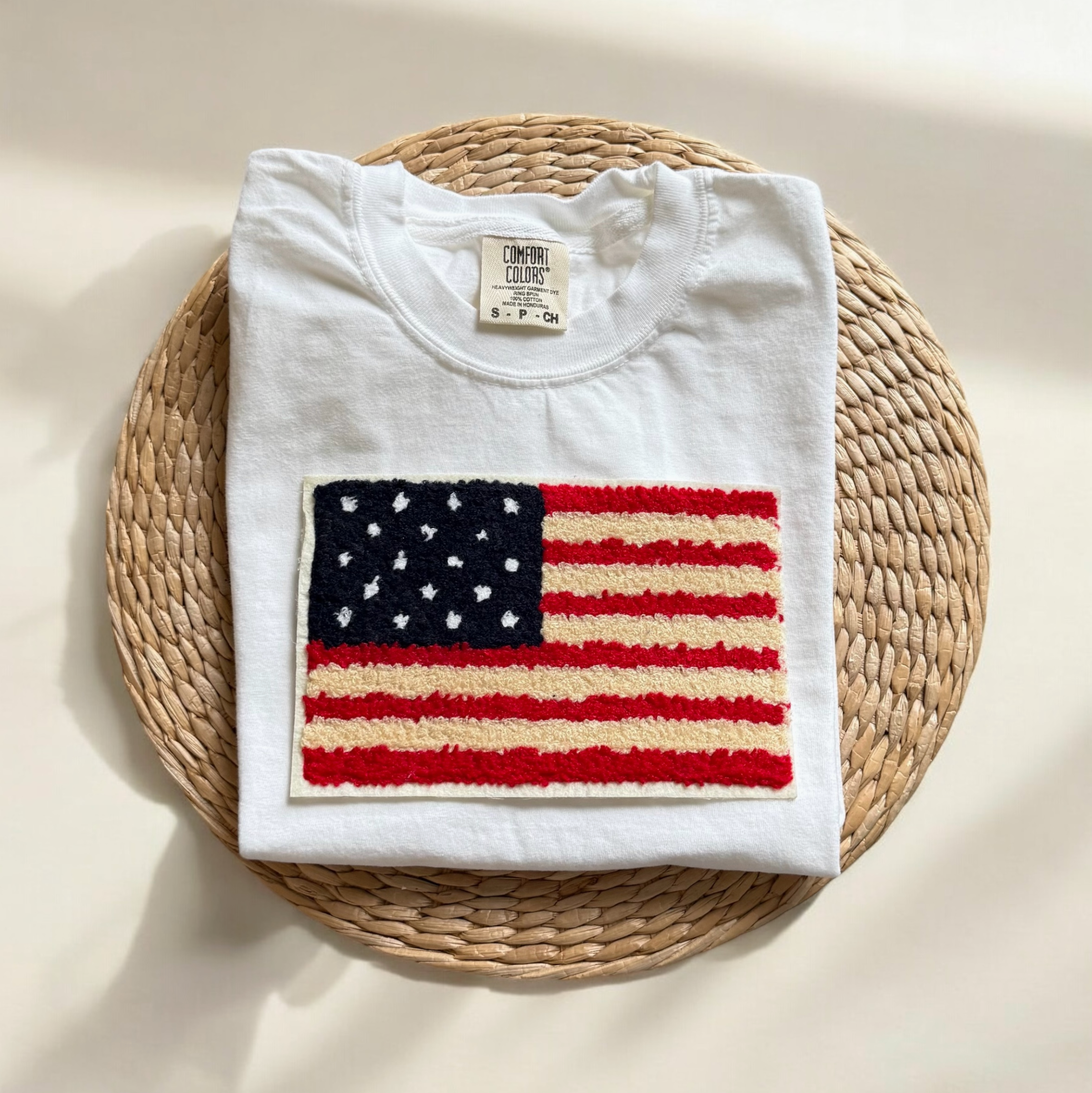 Comfort Colors Youth USA Flag Shirt, Kids 4th of July Tees