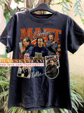 Vintage 90s Matt Eberflus Graphic Retro Sport T-Shirt