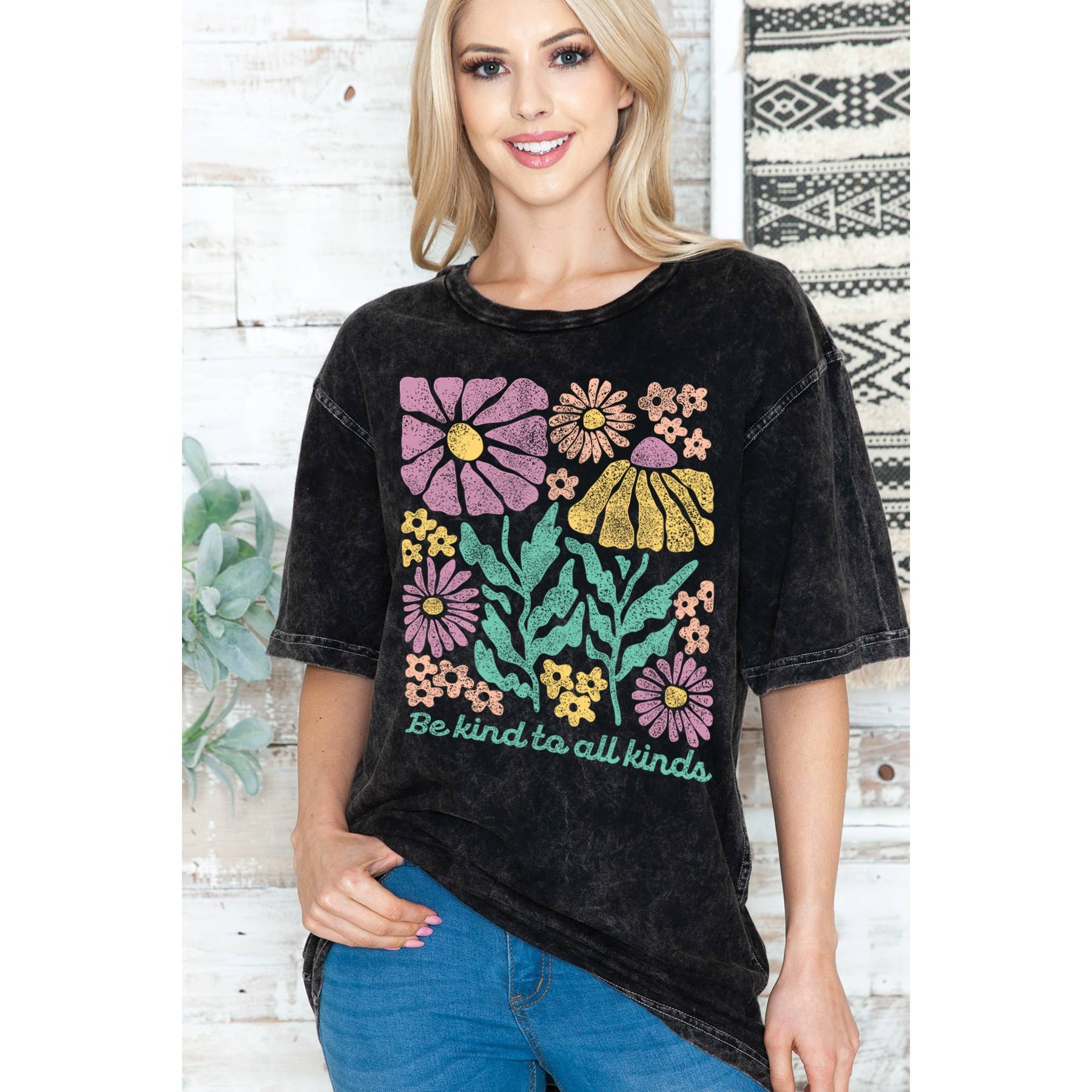 Be Kind - Unisex Oversized Mineral Wash