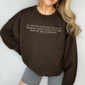 Hanging On By the Hem of His Garment Christian Sweatshirt