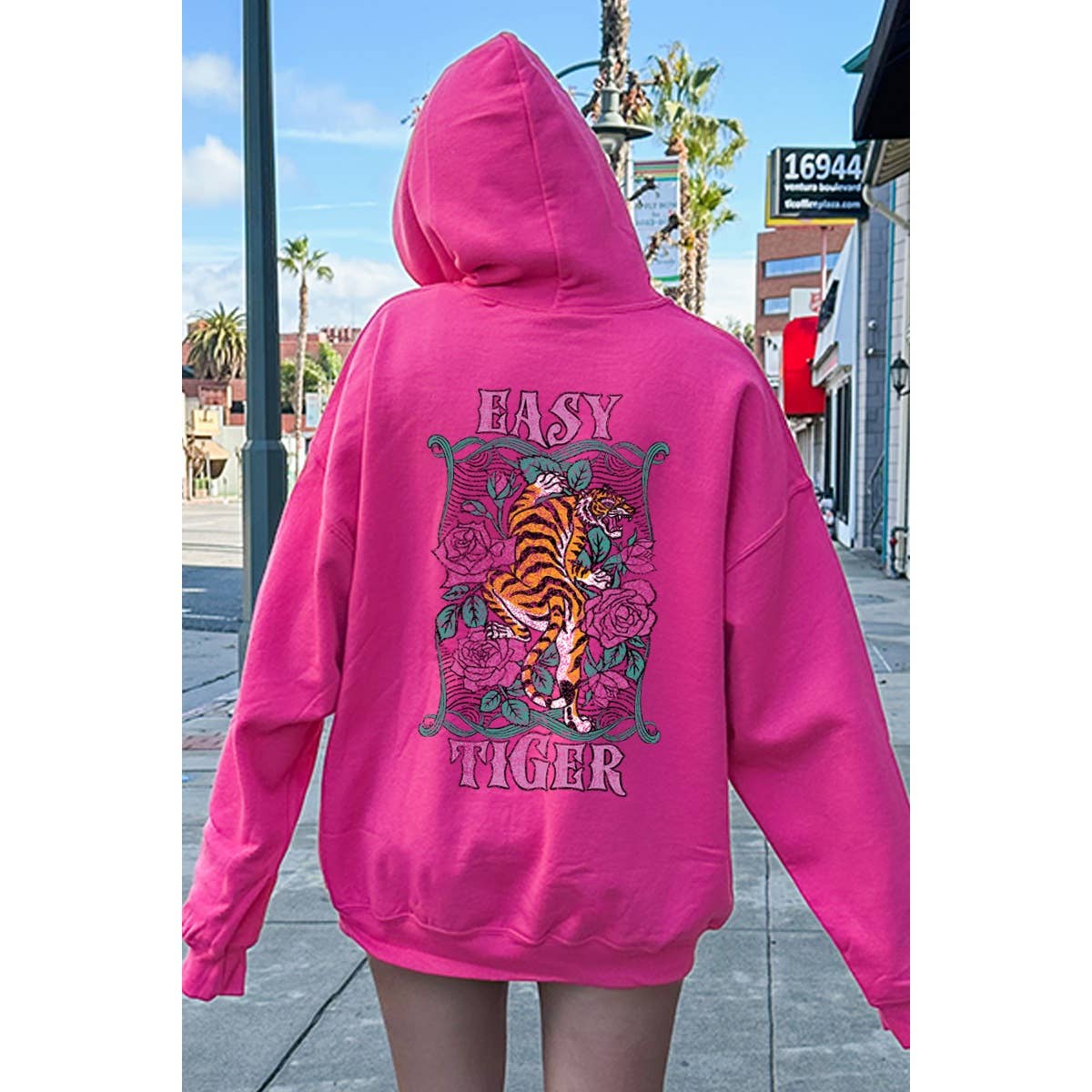 Easy Tiger  Vintage Graphic  Hoodie