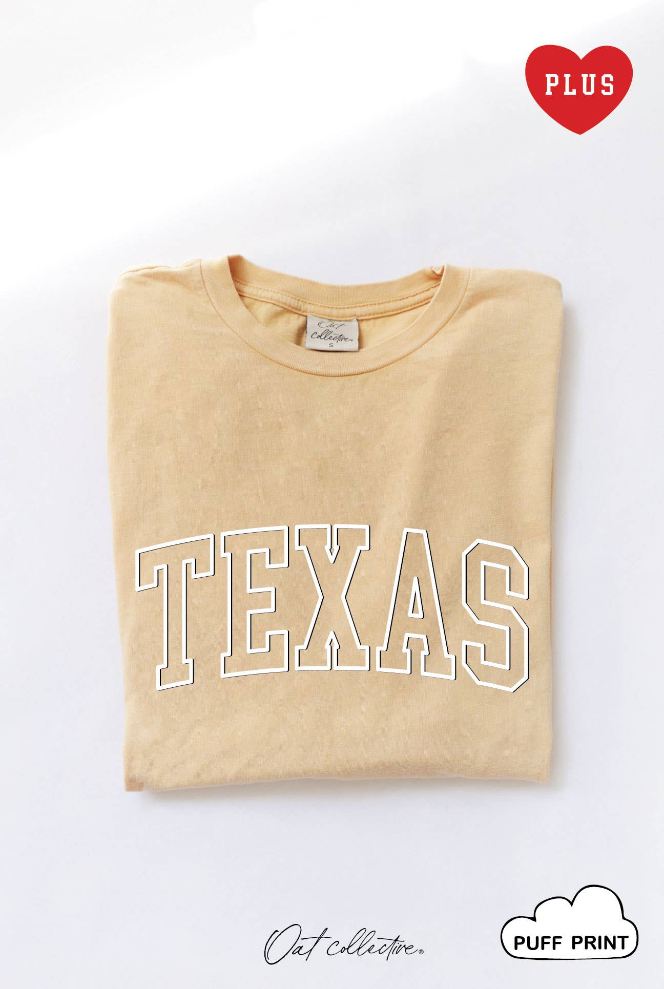 Texas Outline Puff Plus Mineral Graphic Top