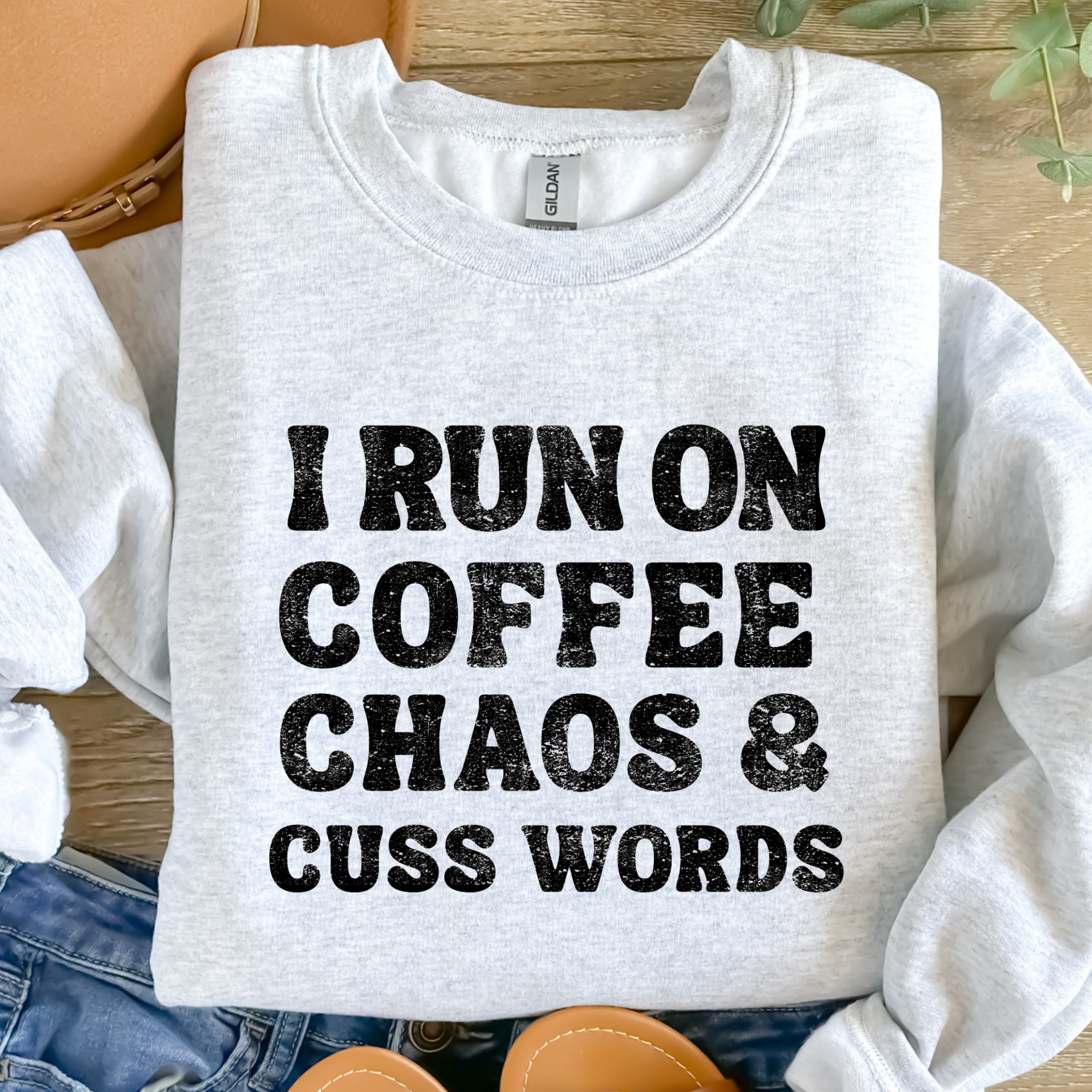 Chaos and Cuss Words Graphic Tee