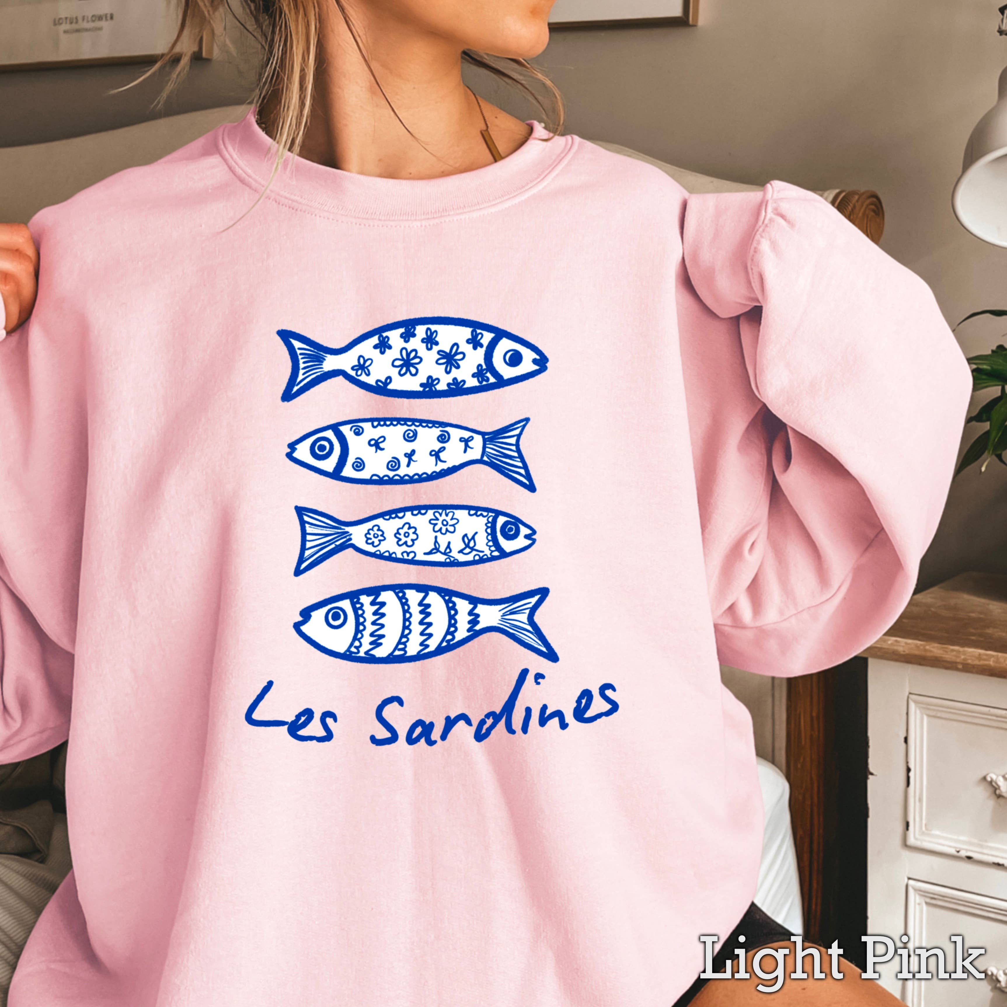 Les Sardines | Summer Coastal Women’S Sweatshirt