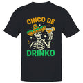 Cinco De Drinko Skeleton Art Men's T-Shirt