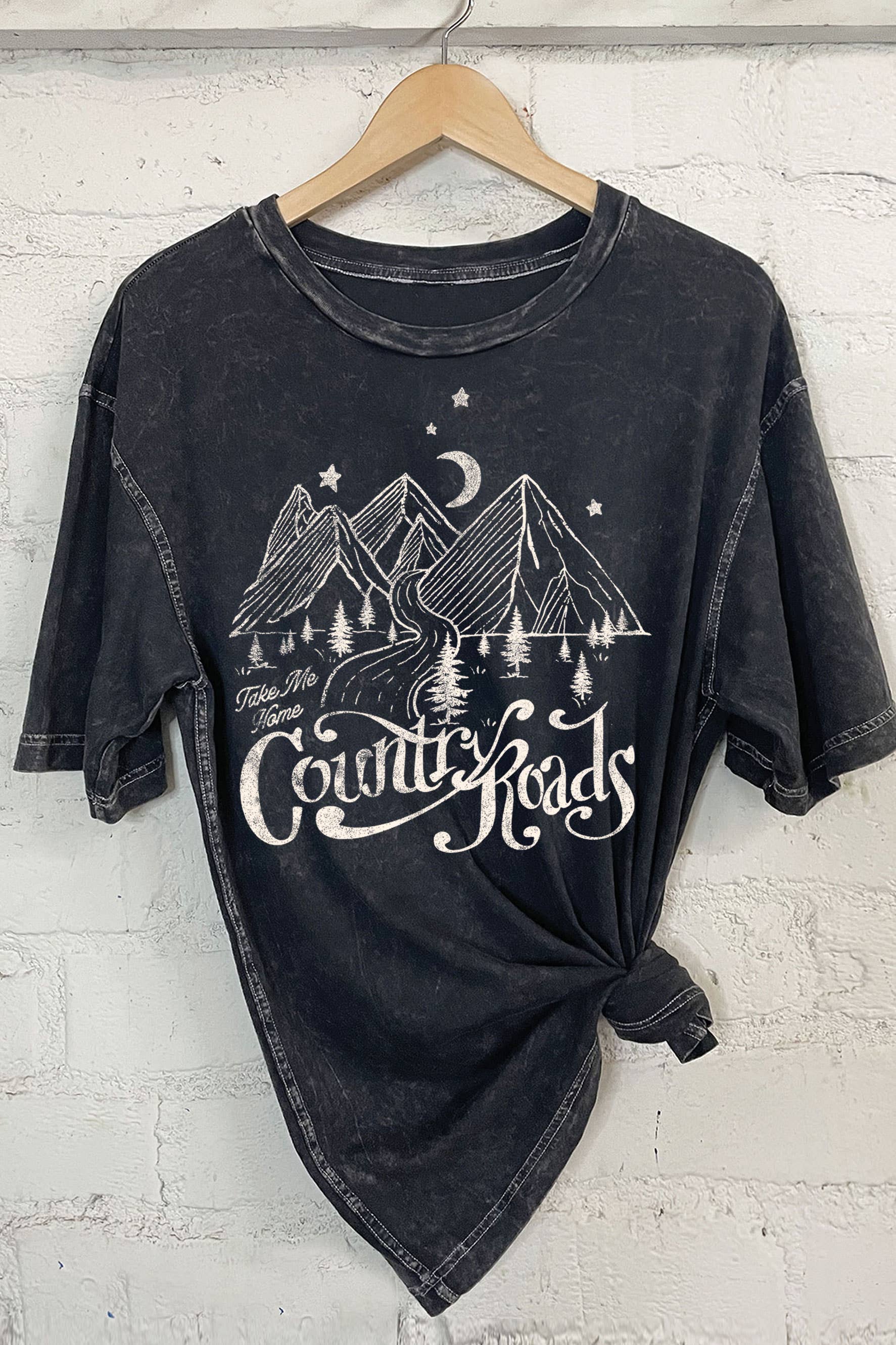 Take Me Home Country Road Graphic Oversized Tshirts