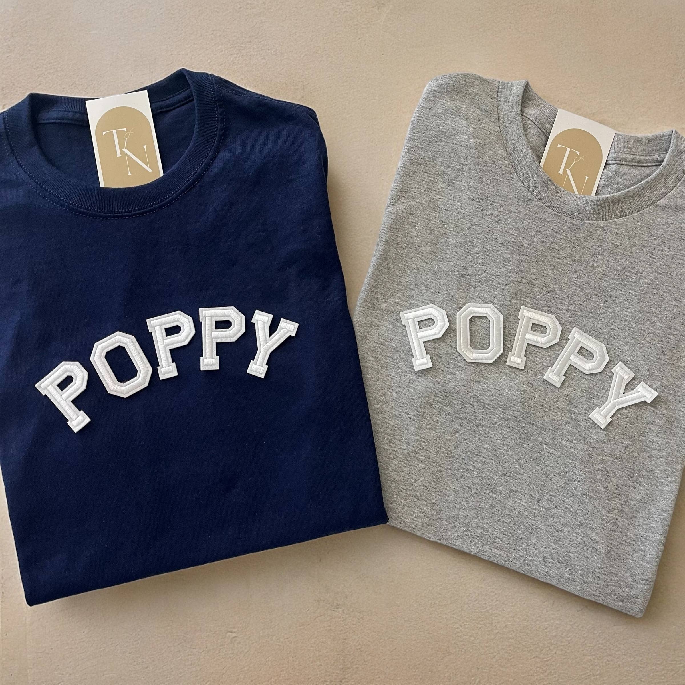 Poppy Tshirt, Grandpa Gifts