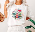 Chic Folk Flowers Botanical T-Shirt
