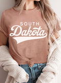 South Dakota Puff Graphic Tshirts