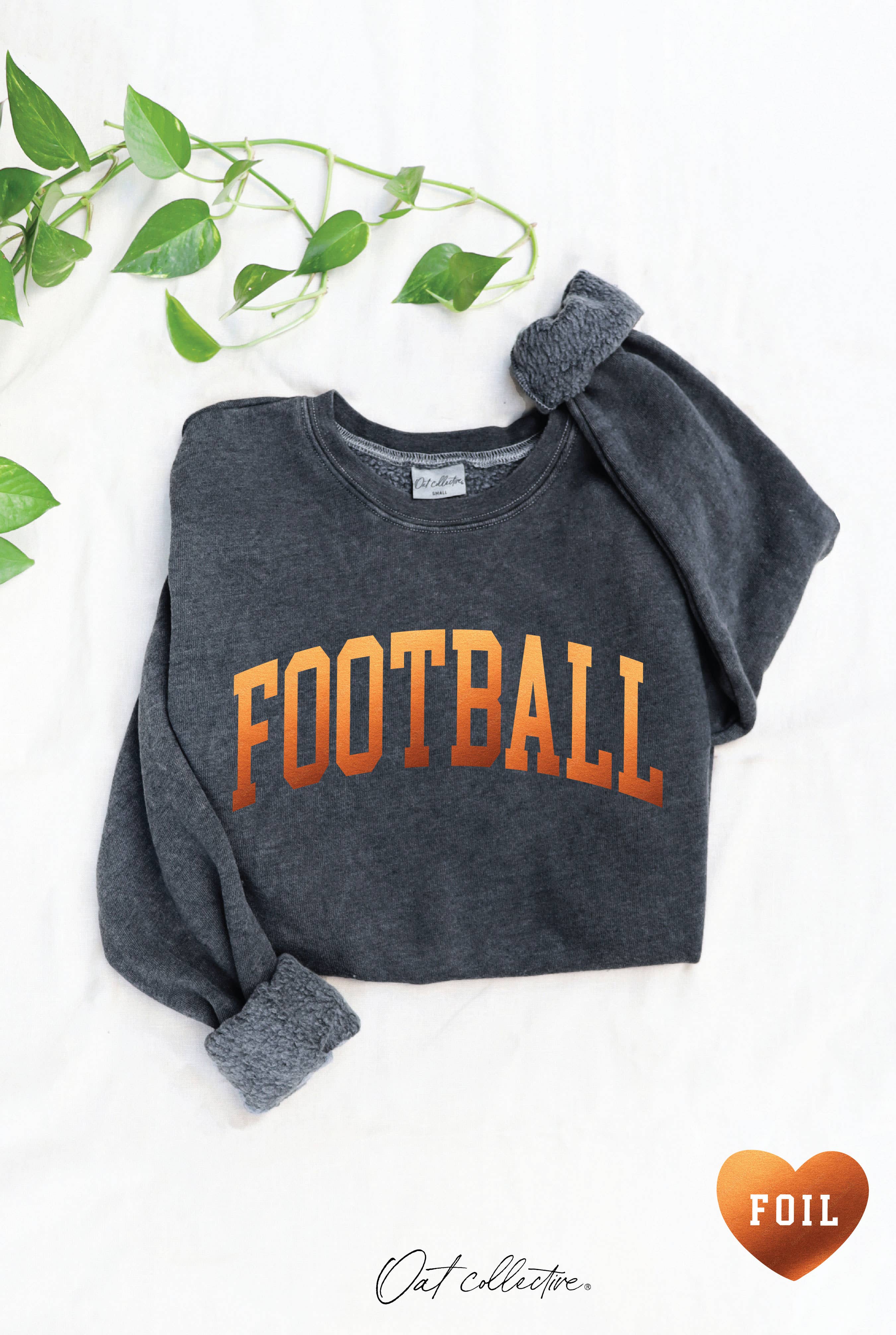 Football Foil   Mineral Graphic Sweatshirt