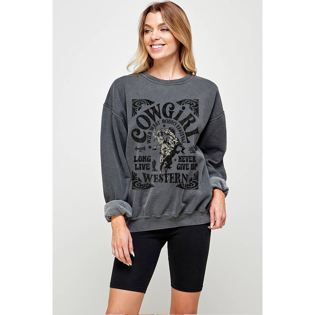 Cowgirl Vintage  Graphic Tee Pigment Dye