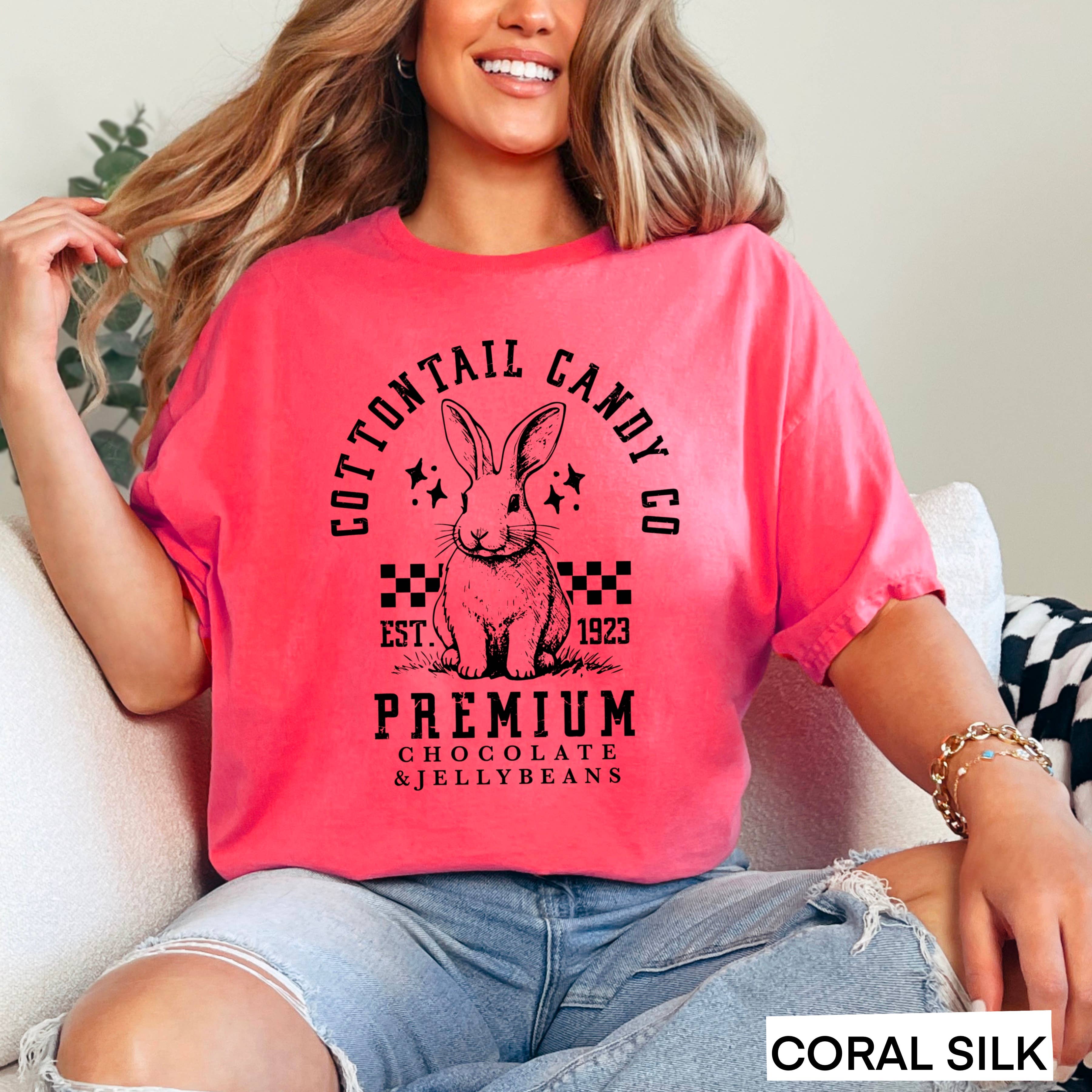 Cottontail Candy Co   | Easter Graphic Tee | Gildan