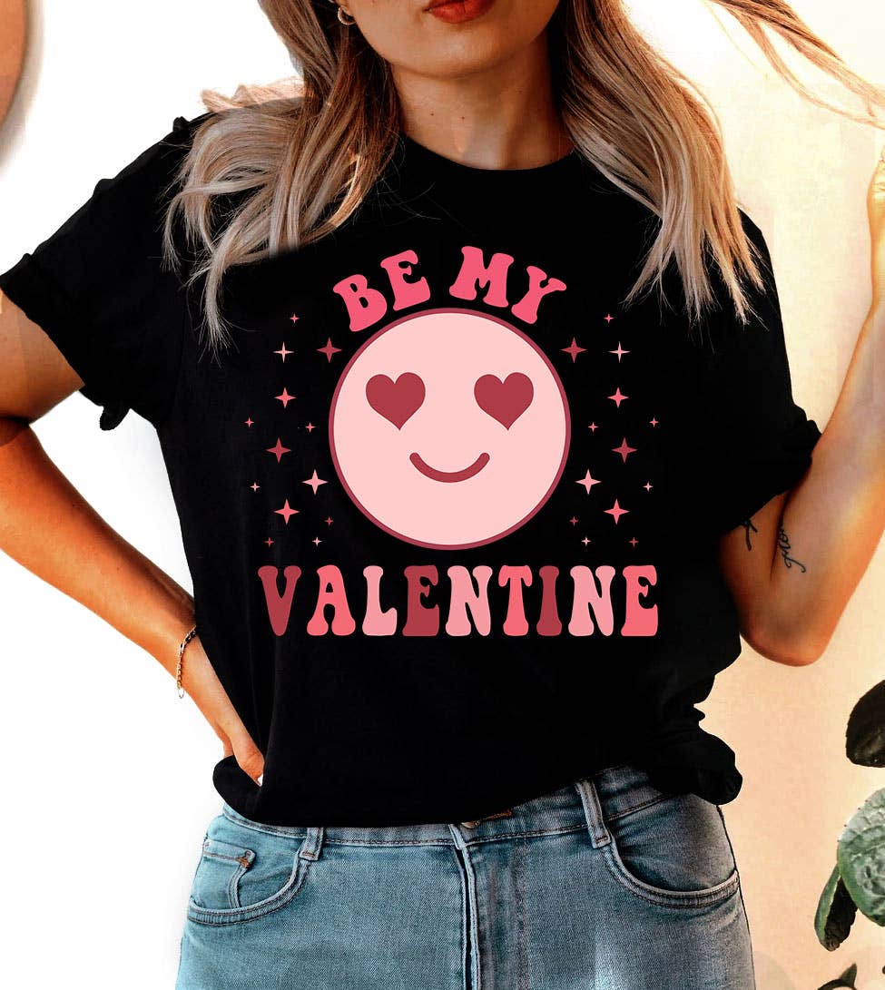 Be My Valentine - Valentine's Day Cute Smile Gift T-Shirt