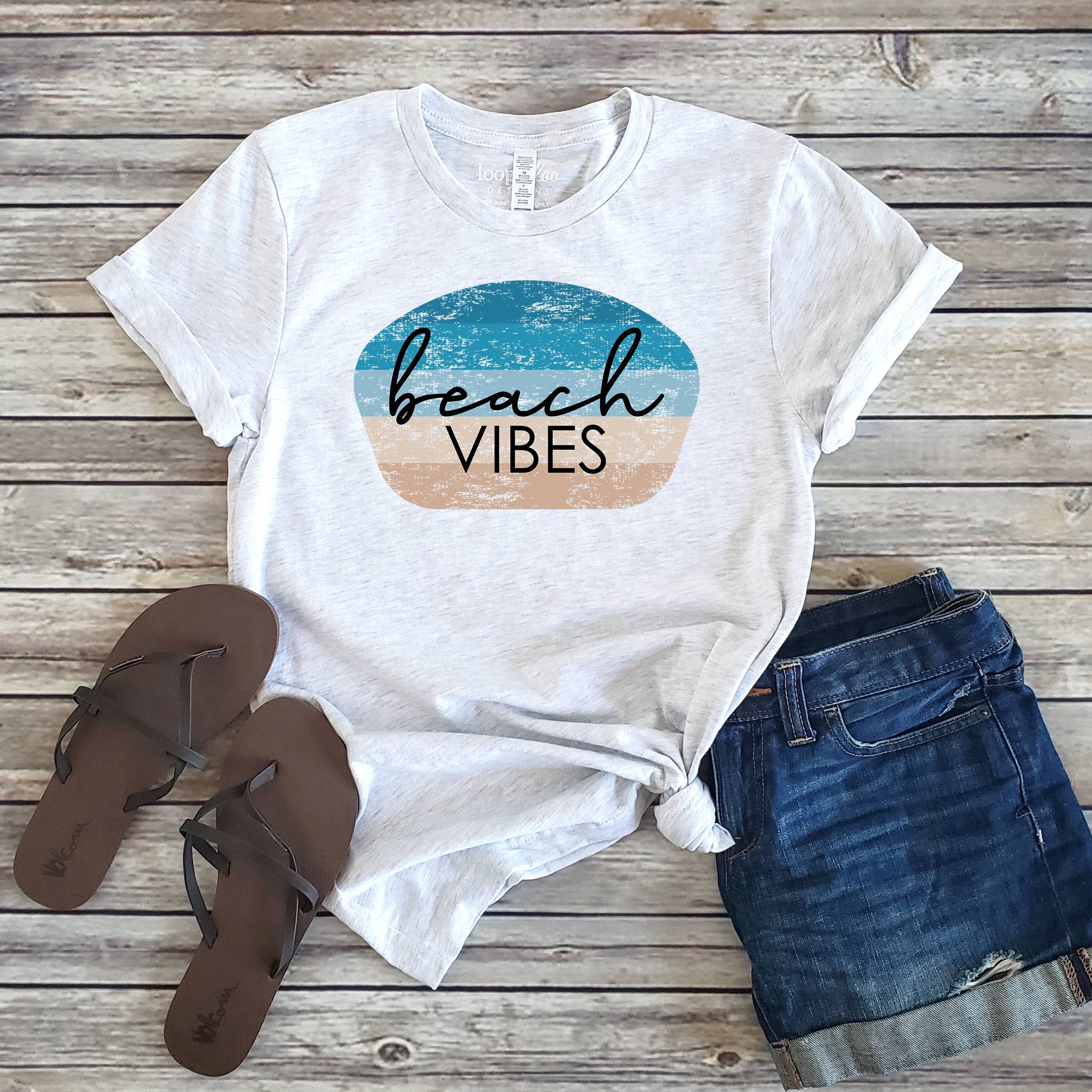 Beach Vibes Tee | Summer | Beach | Sizes XS-2X