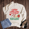 Christmas Candy, Candy Corn, Syrup Sweatshirt
