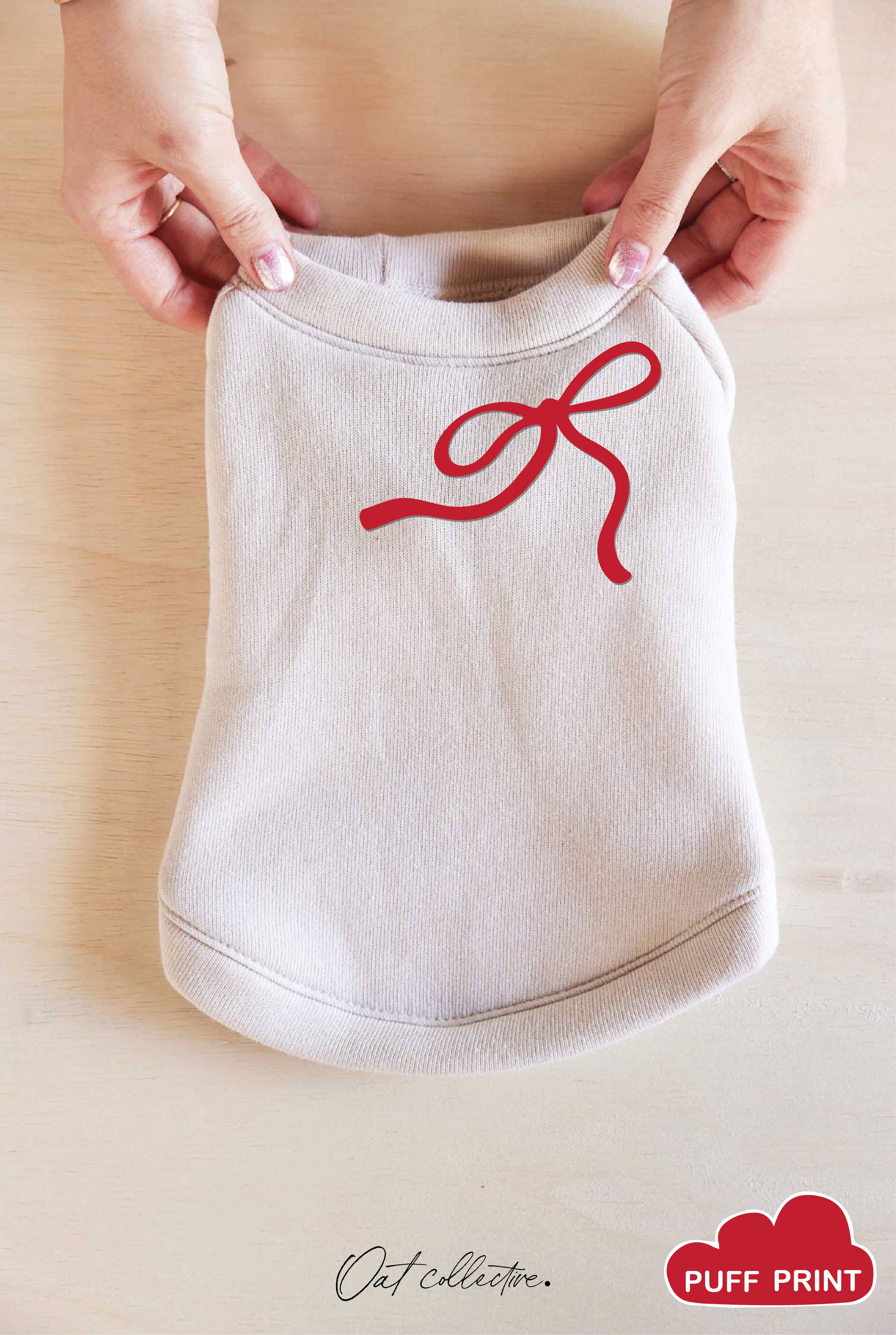 Bow Puff Pet Graphic Sweatshirt