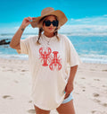 Lobster Top, Graphic Tees Coastal, Graphic Tee Shirts