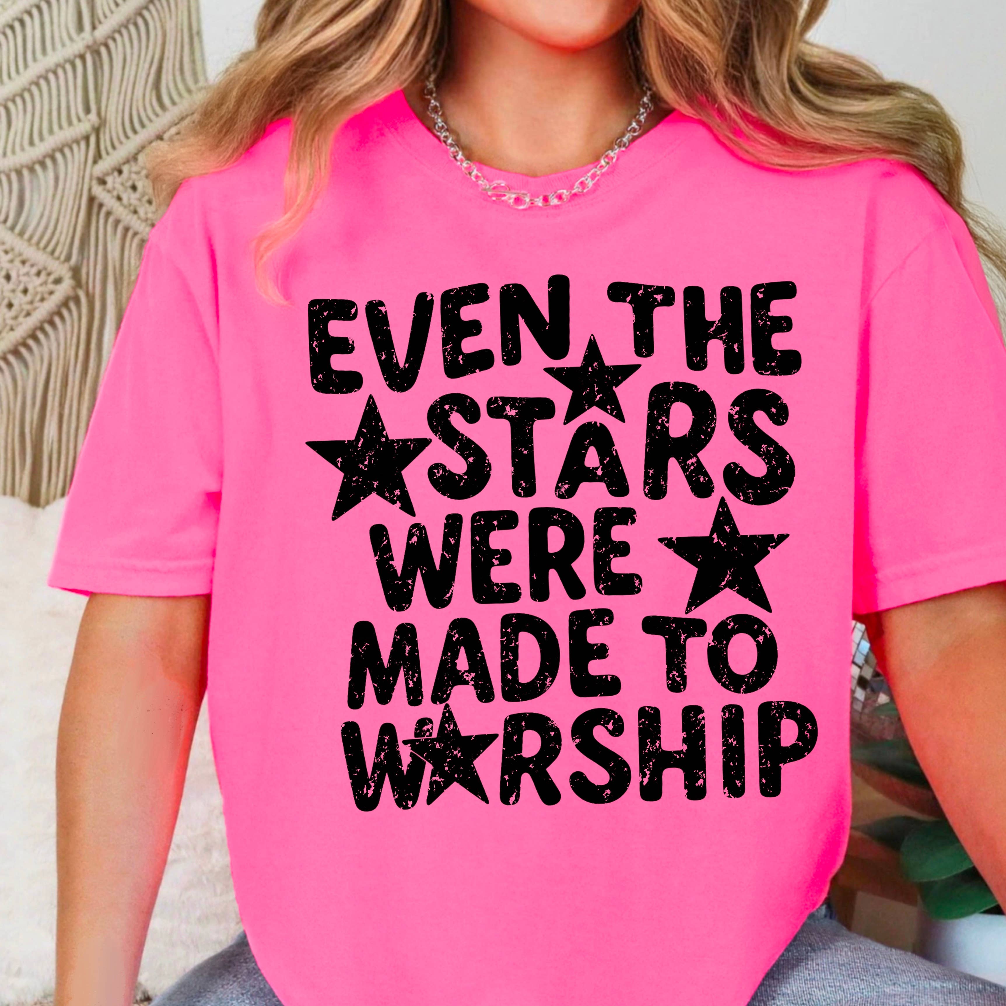 Even the Stars Were Made Christian Graphic T-Shirt | Gildan