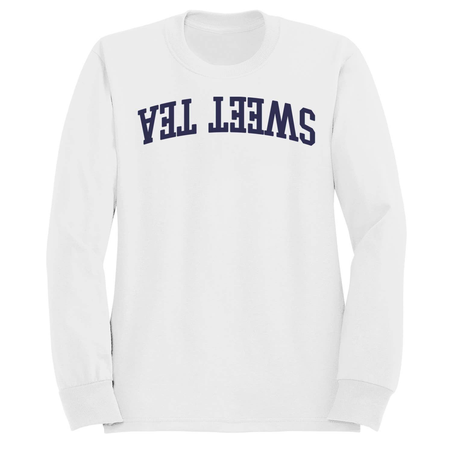 Sweet Tea Curved Vintage Lettering Men's Sweatshirt