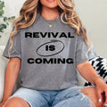 Revival Is Coming Christian Graphic Tee | Gildan