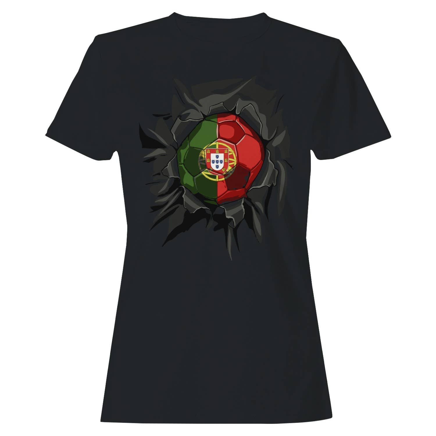 Portugal Soccer Crest  Women's T-Shirt